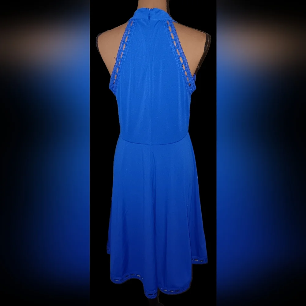 2/$35 NWOT Rosewe Lace Stitching Bib Neck Sleeveless Dress, Size XL._3